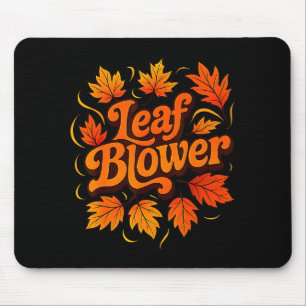 Lustiger Laubbläser Herbst Kostüm Paar Halloween M Mousepad