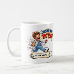 Lustiger Laufender Arzt Personalisierter Name Gesc Kaffeetasse
