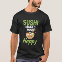 Lustiger Lebensmittel-Liebhaber japanisches Sushi