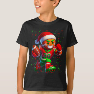 Lustiger Lebkuchen-Fußball-Schneeflocke-Weihnachte T-Shirt
