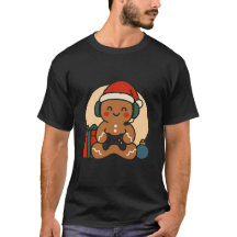 Lustiger Lebkuchen-Gamer-Weihnachten Retro-Control