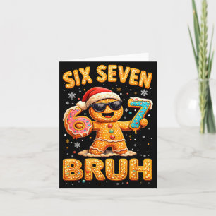 Lustiger Lebkuchen Sechs Sieben 67 Eis Drip Chri Karte