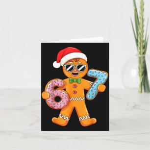 Lustiger Lebkuchen Sechs Sieben 67 Eis Drip Chri Karte