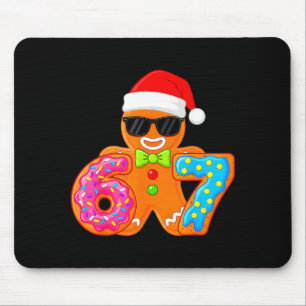 Lustiger Lebkuchen Sechs Sieben 67 Eis Drip Chri Mousepad