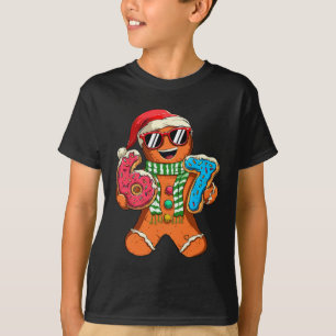 Lustiger Lebkuchen Sechs Sieben 67 Meme Eis Weihna T-Shirt
