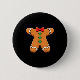 Lustiger Lebkuchen-Weihnachtsplätzchen-Xmas-Kostüm Button