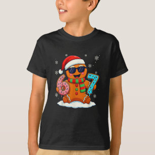 Lustiger Lebkuchenmann Sechs Sieben 67 Eis Drip T-Shirt