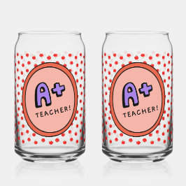 Lustiger Lehrer Apfel Tasse Dosenglas