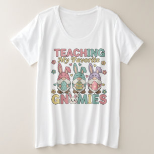 Lustiger Lehrer-Gnom, der meine Lieblings-Gnomen u Große Größe T-Shirt