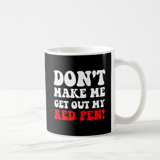 Lustiger Lehrer Kaffeetasse (Rechts)