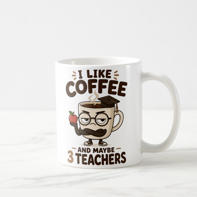 Lustiger Lehrer Kaffeetasse Geschenk (Rechts)
