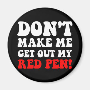 Lustiger Lehrer Magnet