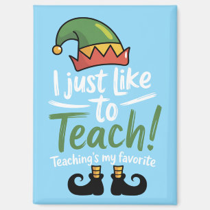 Lustiger Lehrer Weihnachten Unterrichten ist mein  Magnet