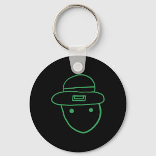 Lustiger Leprechaun Amateur-Sketch-Meme Irischer S Schlüsselanhänger
