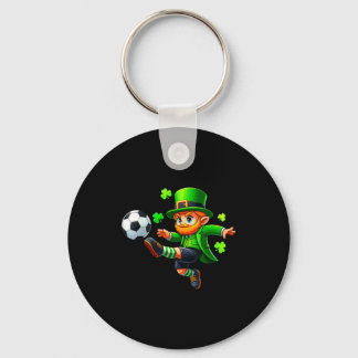 Lustiger Leprechaun Irischer Fußball St. Patricks  Schlüsselanhänger