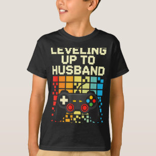 Lustiger Level-Up-Ehemann Lustig Video T-Shirt