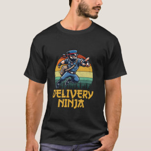lustiger Liefer-Ninja, Briefträger T-Shirt