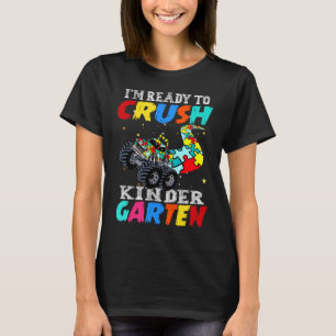 Lustiger LKW Autismus Puzzle Crush Kinderzimmer zu T-Shirt