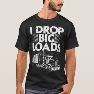 Lustiger LKW-Fahrer Sattelzugfahrer T-Shirt