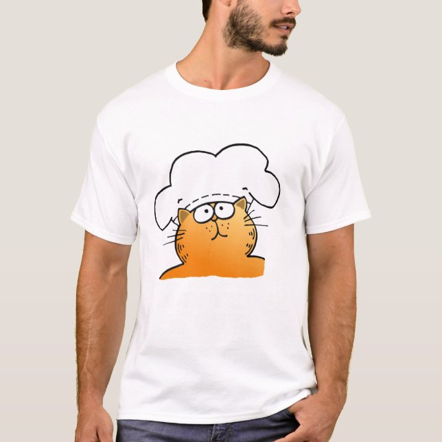 Lustiger lustiger kochender Koch des T-Shirt (Vorderseite)