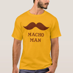 Lustiger Macho-Mann-Schnurrbart T-Shirt