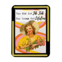 Lustiger Magnet Geschenk für beste Freundin "Tik T