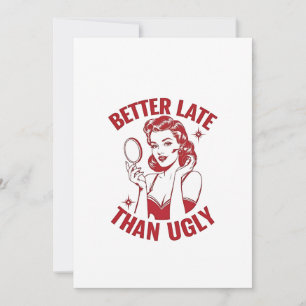 lustiger Make-up-Pub, Glam Girl-Spaß, spät aber fa Einladung