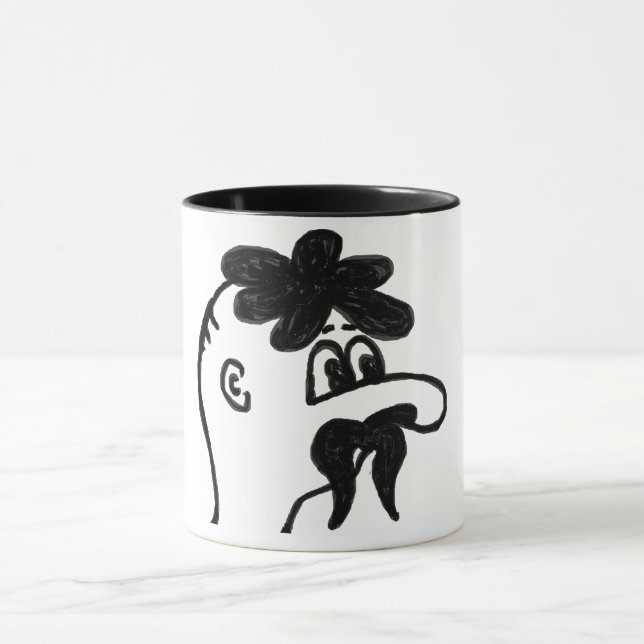 Lustiger Mann Becher Tasse (Zentrum)