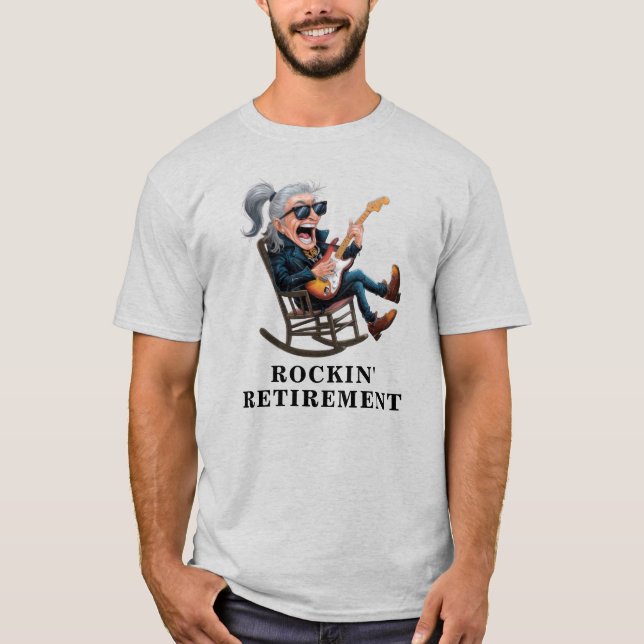 Lustiger Mann im Ruhestand T-Shirt (Vorderseite)