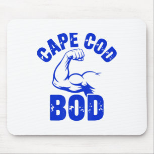 Lustiger Männer Cape Cod Bod Machusetts Sommer Str Mousepad
