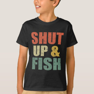 Lustiger Männer Halt Den Mund Und Fische B Angeln  T-Shirt