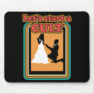 Lustiger Männerbeginn Kult Verheiratet Hochzeit Br Mousepad