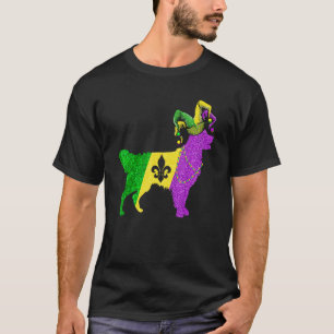 Lustiger Mardi Gras Golden Retriever Hund Mardi Gr T-Shirt