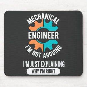 Lustiger Maschinenbauingenieur, Maschinenbau Mousepad