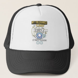 Lustiger Maschinist meine Toleranz vs die Toleranz Truckerkappe