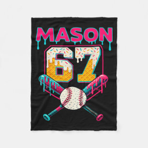 Lustiger Mason 67 Six Seven Srt Meme Eiscreme Trop Fleecedecke
