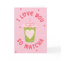 Lustiger Matcha-Tee-Wortspiel Coquette Valentinsta