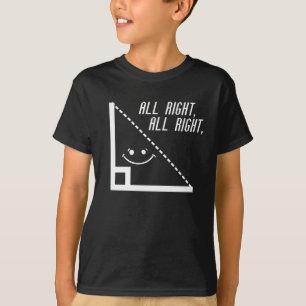 Lustiger Mathe-Dreieck-Lehrer in Ordnung T-Shirt