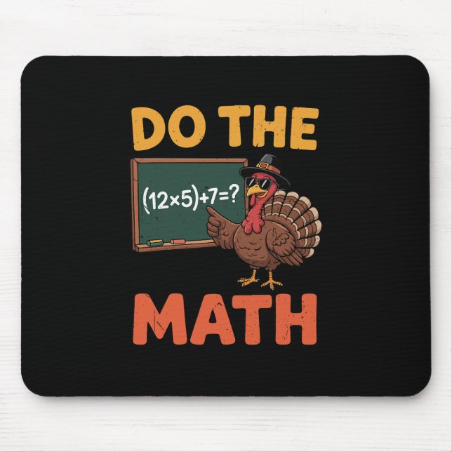 Lustiger Mathe-Lehrer Erntedankfest 67 Meme Mach d Mousepad (Vorne)