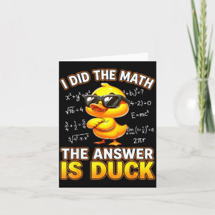 Lustiger Mathe-Witz Ich Habe Die Matheaufgabe Gelö Karte