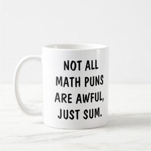 Lustiger Mathe-Witz-Spruch in moderner Handschrift Kaffeetasse