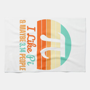 Lustiger Mathelehrer 14. März Pi-Tag Merchandise,  Geschirrtuch