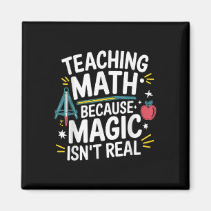 Lustiger Mathelehrer Algebra-Liebhaber Zurück zur Magnet