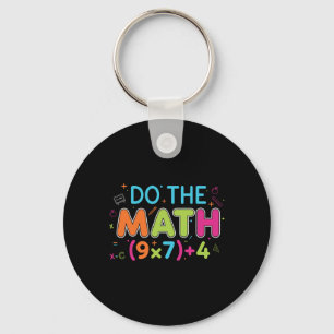 Lustiger Mathelehrer macht Mathe 67 Meme Six Seven Schlüsselanhänger