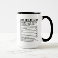 Lustiger Mathematiker Ernährungsfakten Math Liebha