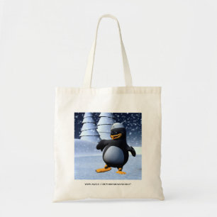 Lustiger Matrosen-Pinguin Tanzend Tragetasche