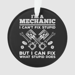 Lustiger Mechaniker für Männer Papa Auto Diesel Au Ornament