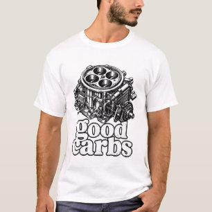 Lustiger Mechaniker Gute Kohlenhydrate Auto-Typ Mo T-Shirt