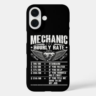 Lustiger Mechaniker Stundensatz Auto Mechaniker Ar iPhone 16 Hülle