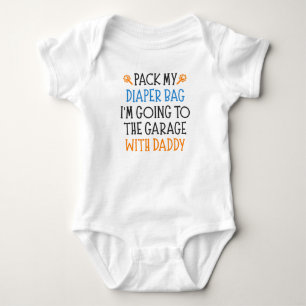 Lustiger Mechaniker-Vater-Baby-Spruch Baby Strampler